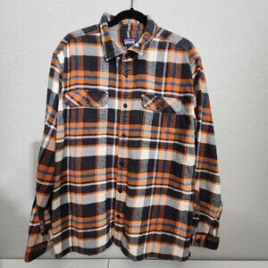 Patagonia Organic Cotton XL Plaid Button-Up Flannel Shirt Jford Gorpcore